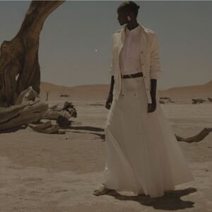 Banana Republic Linen Off White Heritage Blazer Size 4